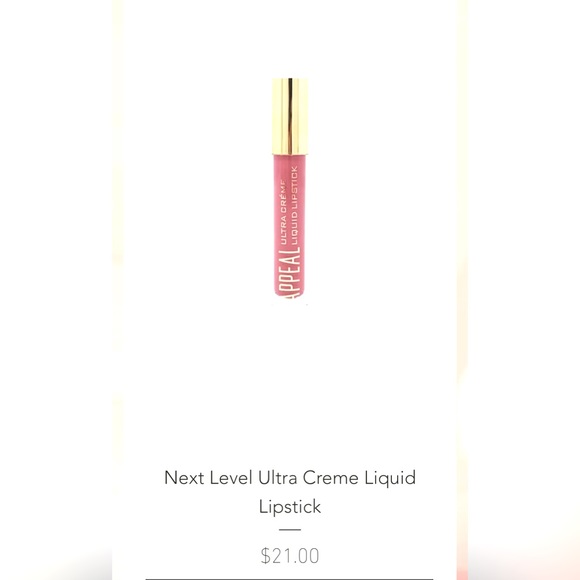 Gift 4 JEM. Appeal Cosmetics Ultra Crème Liquid Lip Next Level NEW, Sealed Vegan - Picture 2 of 2